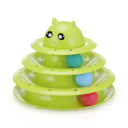 Cat Ball Tower Track Toy