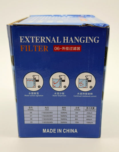 Nano Hang on Back Filter