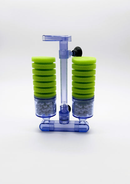 Double Sponge Bio Filter with Media box