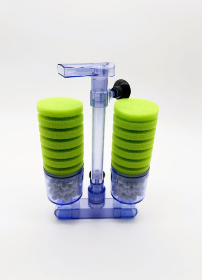 Double Sponge Bio Filter with Media box