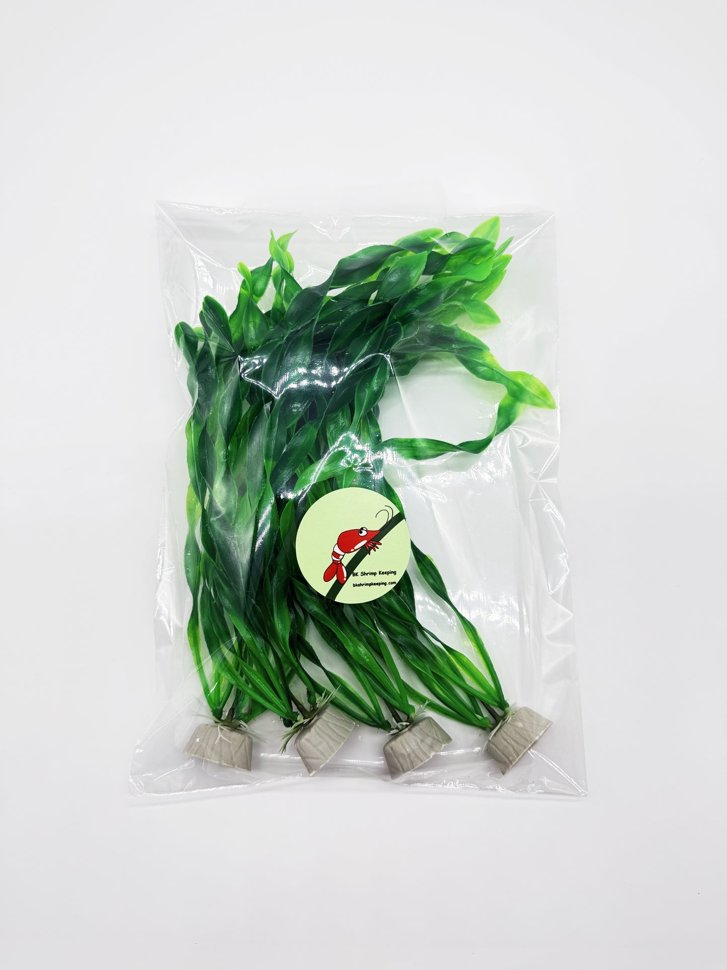 Large Vibrant Synthetic Aquarium Plants 4 Pack