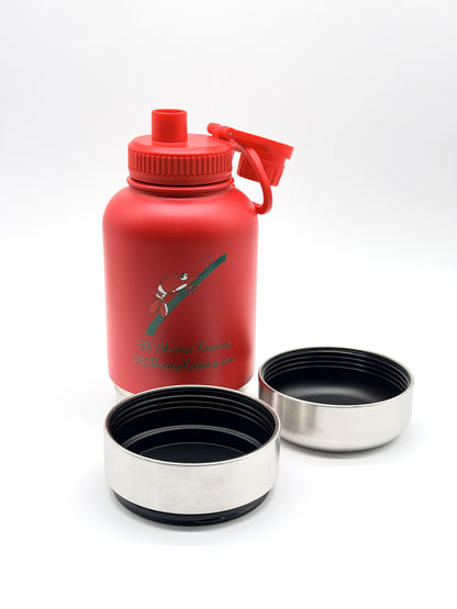 32 OZ Insulated Stainless Steel 3-in-1 Dog Water Bottle & Bowl Set