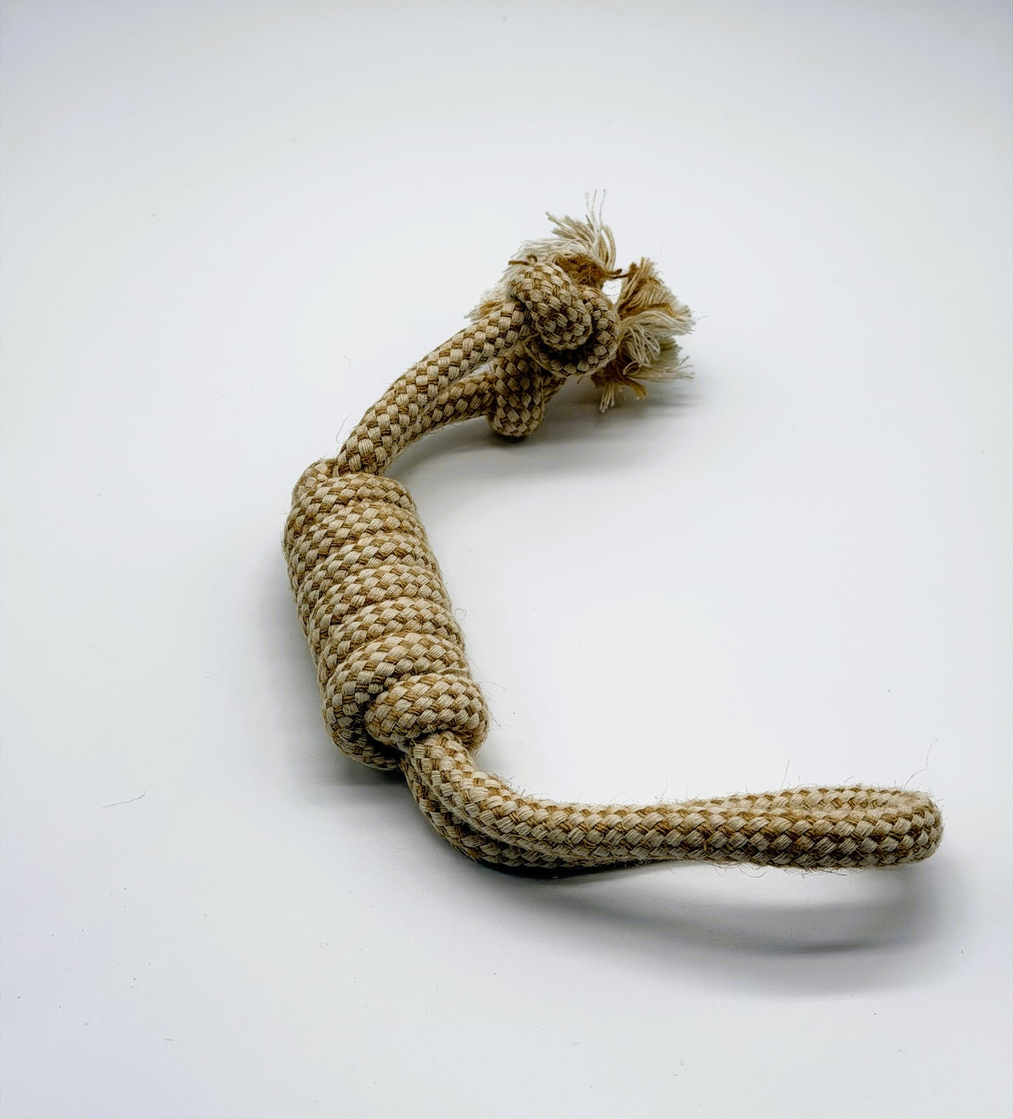 Pull Away Rope and Tennis Ball Dog Toy