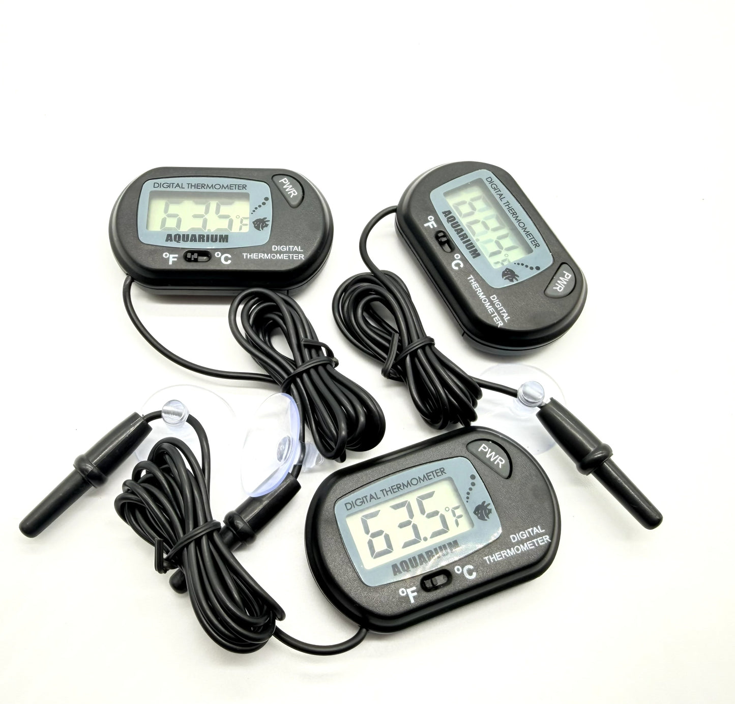 3 Pack Aquarium Digital Thermometer